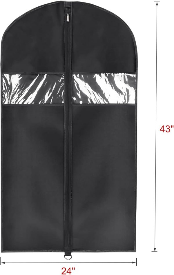 43-inch suit storage bag, washable, 5-piece set, Oxford cloth fabric